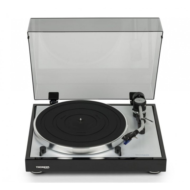 Thorens TD 403 DD Platine Vinyle Entrainement direct munie d'un Pré-Amplificateur Phono Intégré & Cellule Ortofon 2M Blue