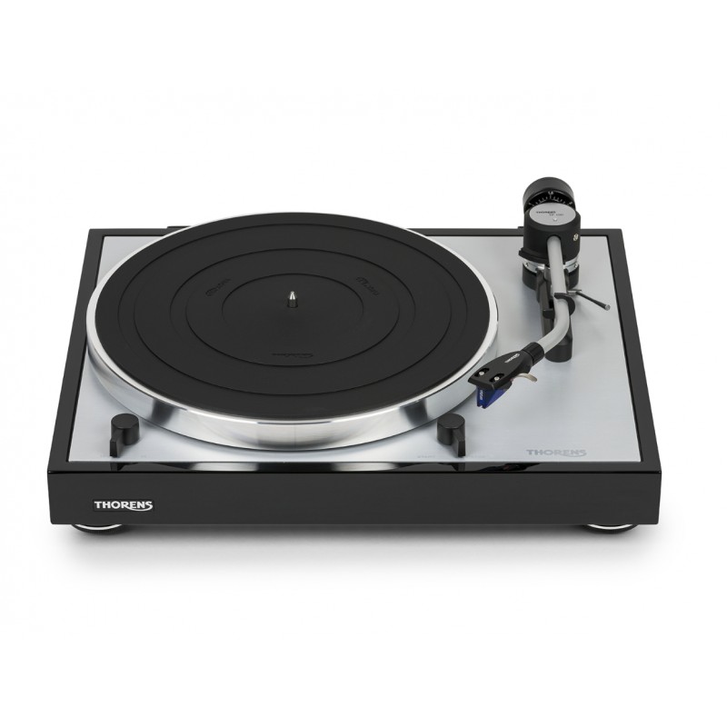 Thorens TD 403 DD Platine Vinyle Entrainement direct munie d'un Pré-Amplificateur Phono Intégré & Cellule Ortofon 2M Blue