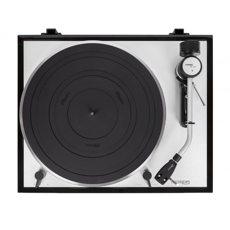 Thorens TD 403 DD Platine Vinyle Entrainement direct munie d'un Pré-Amplificateur Phono Intégré & Cellule Ortofon 2M Blue