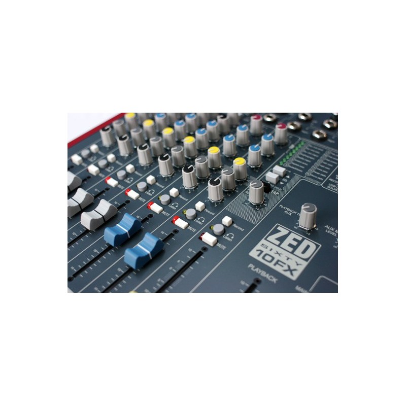 Allen & Heath ZED60-10FX Console de Mixage Polyvalente