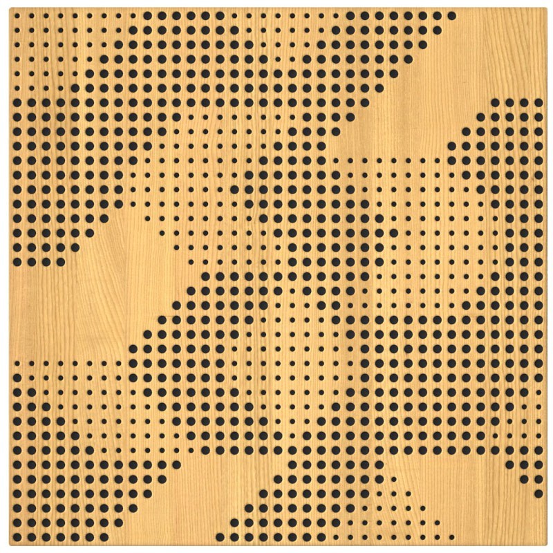 ARTNOVION Komodo W-Absorber Panneau Acoustique Absorbant (Lot de 6 ou 8 Panneaux)