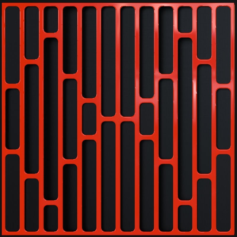 ARTNOVION LOGAN W-Diffuser Panneau Acoustique Diffusant (Lot de 4 Panneaux)