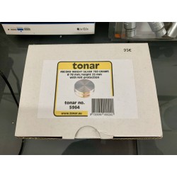 TONAR RECORD WEIGHT Palet Presseur 760g pour Disque Vinyle