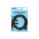 KLOTZ BEX4 Câble d'extension Haut de Gamme pour Casques Audio Jack 6.35mm M/ Jack 6.35mm F