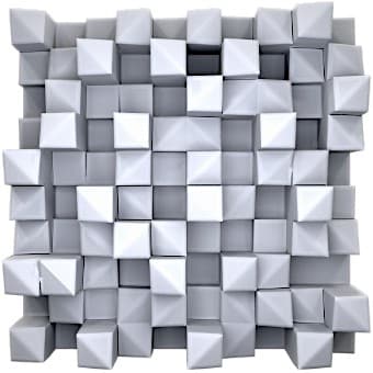 ARTNOVION MYRON E-Diffuser Panneau Acoustique Diffusant (Lot de 4 Panneaux) - Image 1