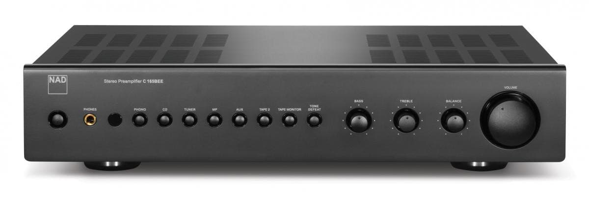NAD C165 BEE Préamplificateur Hi-Fi Class A 6 Entrées Asymétriques + 1 Phono MM/MC