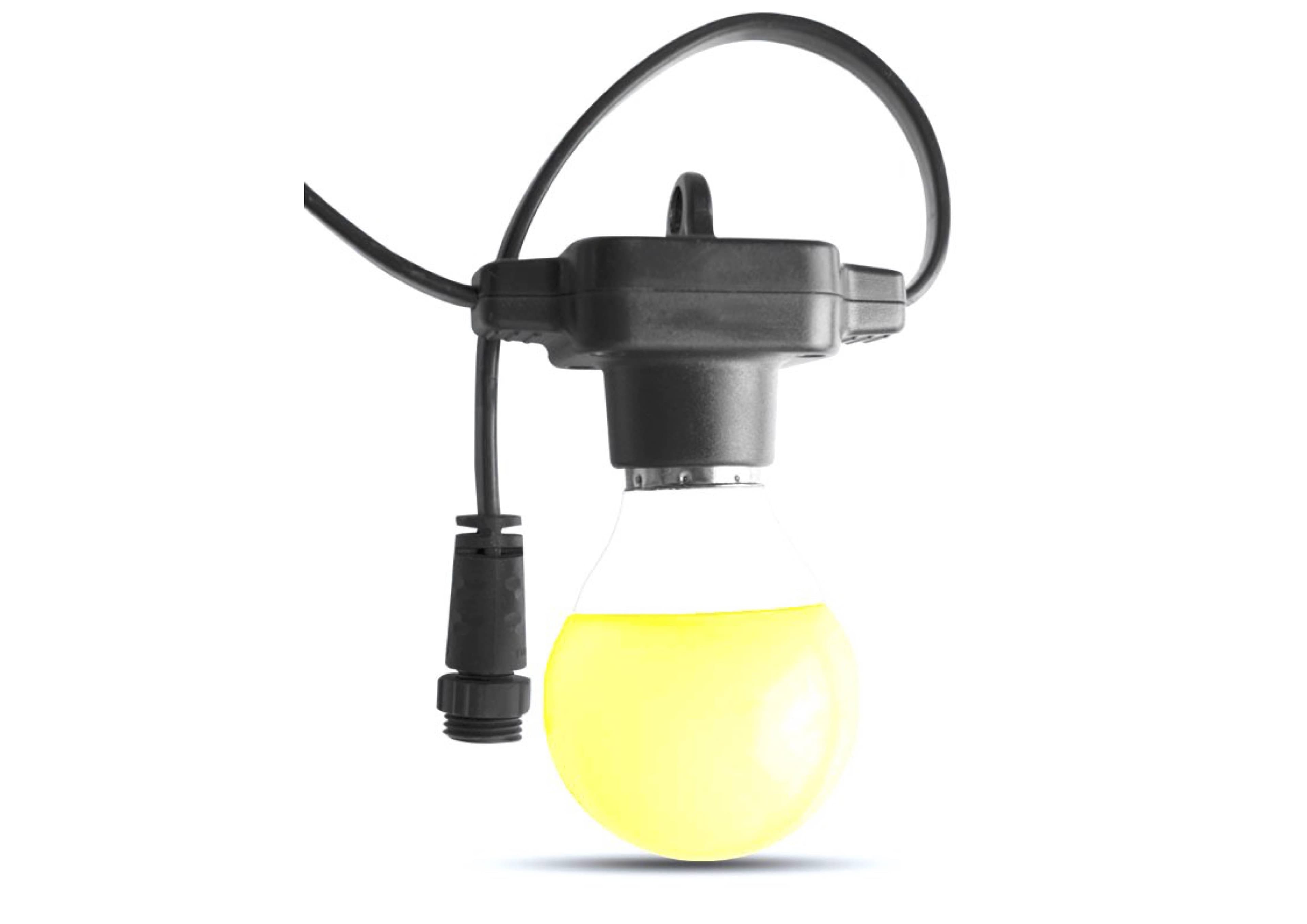 CHAUVET FESTOON VW Guirlande Festive & Mappable de 20 Ampoules LED Tri-Color IP43