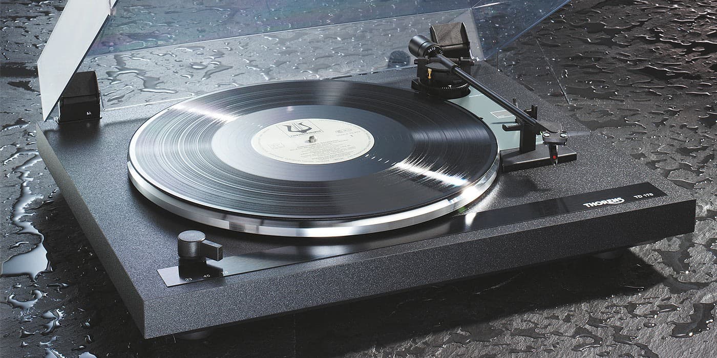 Thorens TD 170-EV Platine Vinyle Automatique Avec Pré-Ampli Phono Intégré