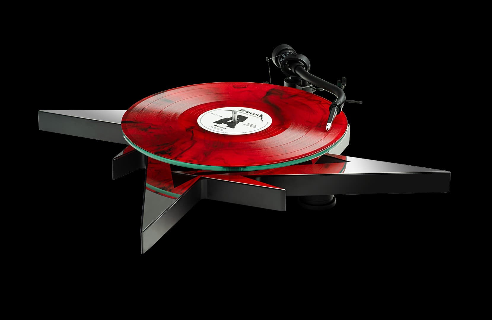 Pro-Ject Platine Vinyle Audiophile "Metallica" en Edition Limitée