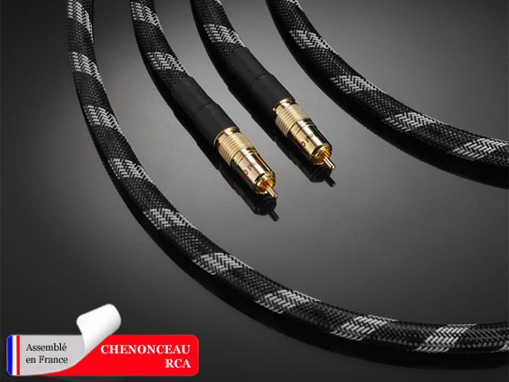REAL CABLE® Chenonceau Câble Audio RCA de Prestige - Image 1