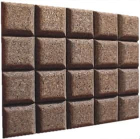 JOCAVI QuadCORK ® Panneau Acoustique Absorbant (Lot de 16 pièces/m2)