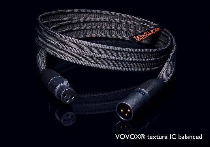 VOVOX® Textura IC Balanced Câble Audiophile Symétrique (XLR)