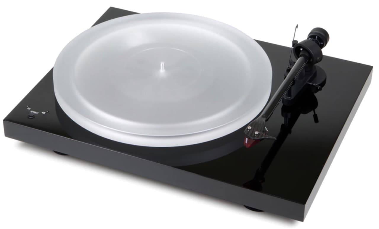 Pro-Ject DEBUT CARBON RECORDMASTER HI-RES Platine Vinyle Audiophile avec Préampli Phono & DAC avec Sortie USB Haute résolution
