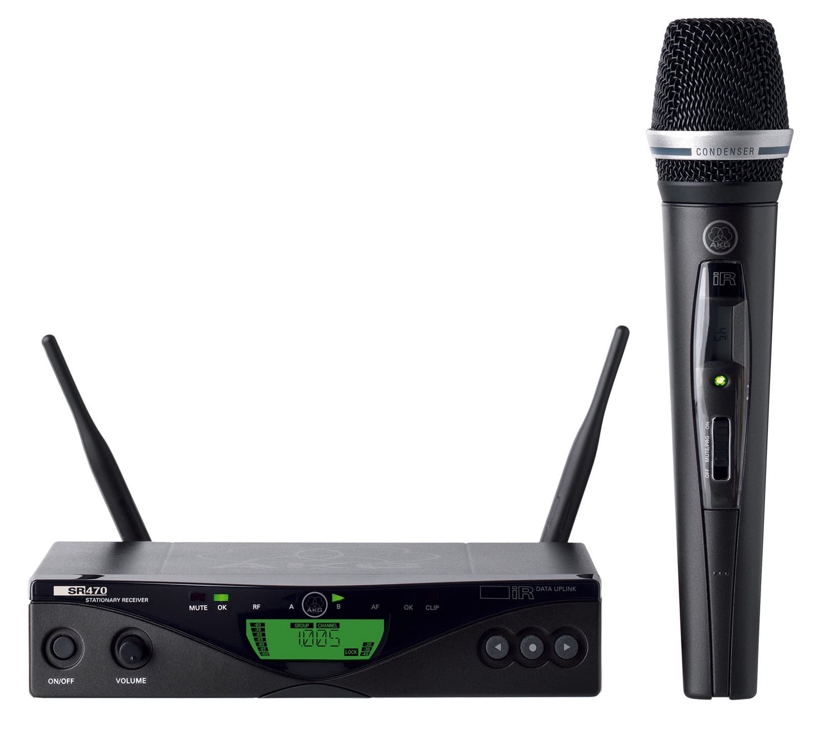 AKG WMS470 VOCAL SET C5 SYSTÈME SANS FIL AVEC MICROPHONE DE CHANT HT470/C