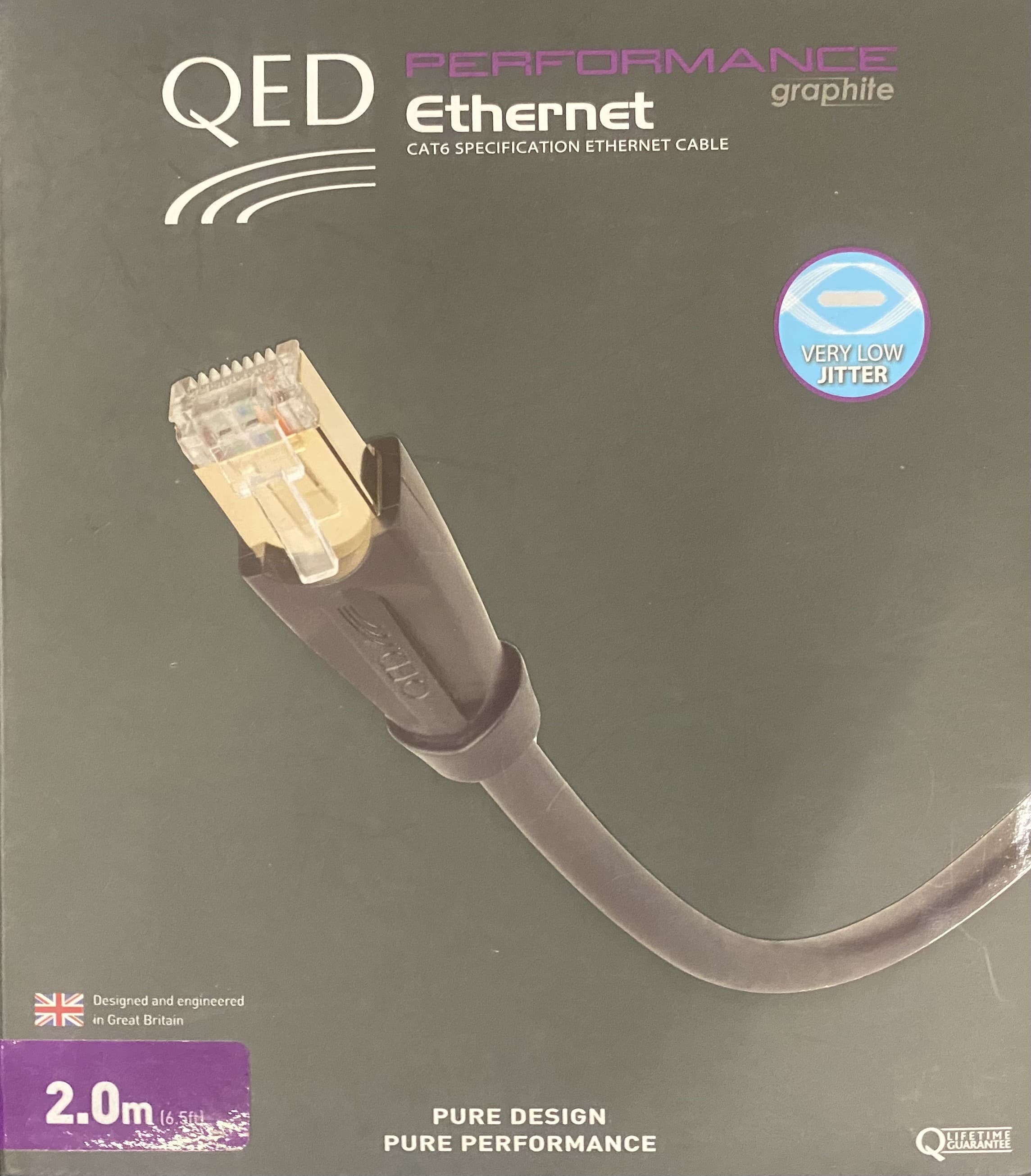 QED PERFORMANCE GRAPHITE ETHERNET Câble Ethernet CAT6 Longueur 2 Mètres