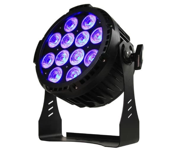STARWAY EARTHKOLOR Projecteur à Led 12 x 12 Watts RGBWA +UV 6 en 1 sur Batterie